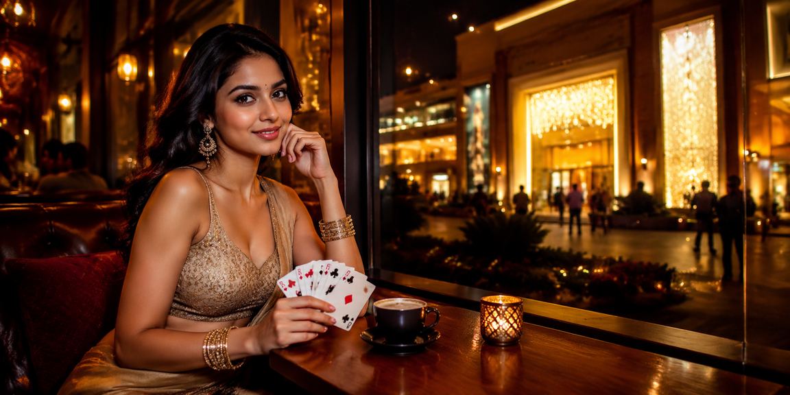 Playing Rummy card games in Delhi, India